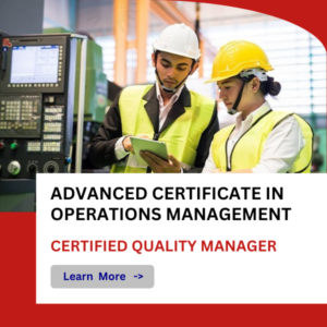 Advanced Certificate in Operations Management