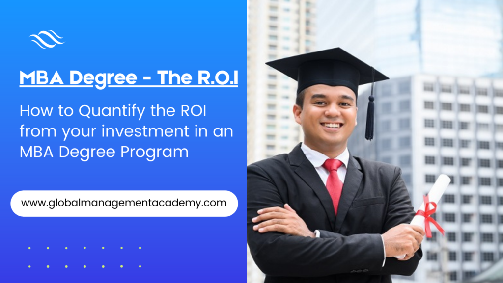 MBA Degree - How to calculate the ROI